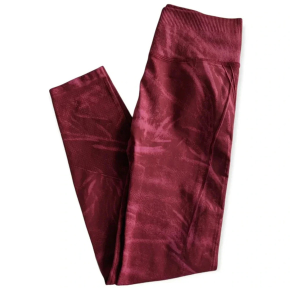 Lululemon High Rise Pink Ebb To Street Tight Wash Leggings Tie Dye - Picture 7 of 8